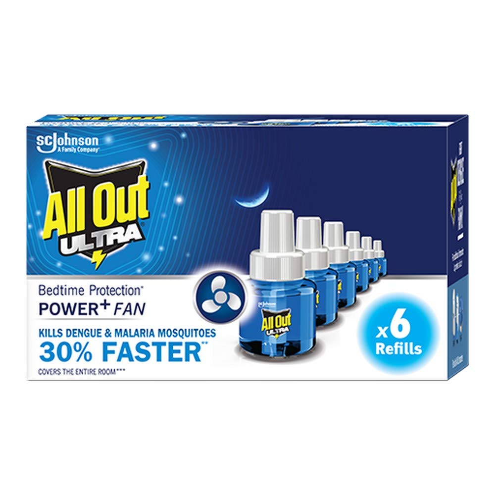 All Out Ultra refill pack of 6 (6 refills pack, 45ml each) - DealYaari.com
